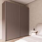 Guarda Roupa Modulado 100% MDF 2 Portas de Correr Orion CabeCasa MadeiraOriginals Marrom Guarda Roupa Modulado 100% MDF 2 Portas de Correr Orion CabeCasa MadeiraOriginals Marrom