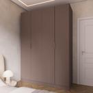 Guarda Roupa Modulado 100% Mdf 4 Portas Orion Cabecasa Madeiraoriginals Mocha Guarda Roupa Modulado 100% Mdf 4 Portas Orion Cabecasa Madeiraoriginals Mocha