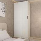 Guarda Roupa Modulado 100% Mdf de Canto Linear Orion Cabecasa Madeiraoriginals Aveia/Linho