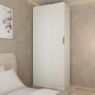 Guarda Roupa Modulado 100% MDF de Canto Linear Orion CabeCasa MadeiraOriginals Bege Guarda Roupa Modulado 100% MDF de Canto Linear Orion CabeCasa MadeiraOriginals Bege