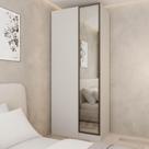 Guarda Roupa Modulado 100% Mdf de Canto Linear Reflecta Orion Cabecasa Madeiraoriginals Aveia/Reflecta