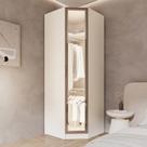 Guarda Roupa Modulado 100% Mdf de Canto Oblíquo Reflecta Orion Cabecasa Madeiraoriginals