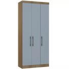 Guarda Roupa Modulado 101,50cm 3 Portas Paris Luciane Móveis