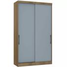 Guarda Roupa Modulado 134,50cm 2 Portas de Correr Paris Luciane Móveis