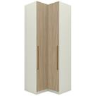 Guarda Roupa Modulado 2 Pecas 241x80 Cm Seletto Areia Jequitiba Henn Areia Jequitiba
