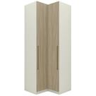 Guarda Roupa Modulado 2 Pecas 241x80 cm Seletto Areia Jequitiba Henn