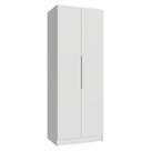 Guarda-Roupa Modulado 2 Portas 2 Gavetas 1 Cabideiro Branco Neo Madesa