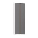 Guarda Roupa Modulado 2 Portas 3 Gavetas 80cm Prime Luciane Móveis