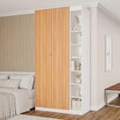 Guarda-roupa Modulado 2 Portas 3 Peças Hera Cabecasa Madeiramadeira Branco Geada/Louro/Cinza Guarda-roupa Modulado 2 Portas 3 Peças Hera Cabecasa Madeiramadeira Branco Geada/Louro/Cinza