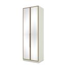 Guarda Roupa Modulado 2 Portas com Espelho Cabideiro Predileto Henn