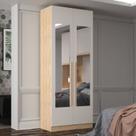 Guarda-roupa Modulado 2 Portas com Espelho San Diego