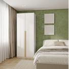 Guarda-roupa Modulado 2 Portas com Prateleiras Jade CabeCasa MadeiraOriginals