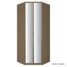 Guarda Roupa Modulado 2 Portas Vidro 245cm 2 Gav Cant Closet