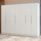 Guarda-Roupa Modulado 280 cm 7 Portas 4 Gavetas Branco Neo Madesa 01 Guarda-Roupa Modulado 280 cm 7 Portas 4 Gavetas Branco Neo Madesa 01