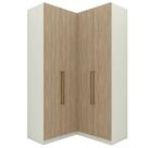 Guarda Roupa Modulado 3 Pecas 241x120 Cm Seletto Areia Jequitiba Henn Areia Jequitiba