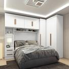 Guarda-roupa Modulado 3 Peças 3 Portas 3 Gavetas com Maleiro Smart Plus Yescasa