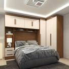 Guarda-roupa Modulado 3 Peças 3 Portas 3 Gavetas com Maleiro Smart Plus Yescasa