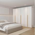 Guarda-roupa Modulado 3 Peças 6 Portas Jade CabeCasa MadeiraOriginals
