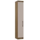 Guarda Roupa Modulado 38cm com 1 Porta Delphi Avelã/Cinnamon L01 - Mpozenato