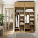 Guarda-roupa Modulado 4 Peças 4 Portas Jade CabeCasa MadeiraOriginals