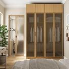 Guarda-roupa Modulado 4 Peças 8 Portas Jade CabeCasa MadeiraOriginals Avelã