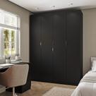 Guarda Roupa Modulado 4 Portas com Cabideiro Hera CabeCasa MadeiraOriginals
