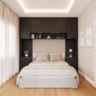 Guarda-roupa Modulado 7 Portas 4 Peças Hera Cabecasa Madeiramadeira Preto/Cinza