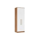 Guarda Roupa Modulado 71140K Irlanda c/ 2 Portas e 3 Gavetas Amendola/Branco - Demóbile