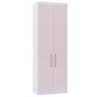 Guarda Roupa Modulado 79cm 2 Portas Alpes Luciane Móveis Branco Pf-rosa Pf Guarda Roupa Modulado 79cm 2 Portas Alpes Luciane Móveis Branco Pf-rosa Pf