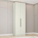 Guarda-roupa Modulado 80cm Cabideiro Multiuso 2 Portas Seletto Henn - Areia HP Guarda-roupa Modulado 80cm Cabideiro Multiuso 2 Portas Seletto Henn - Areia HP