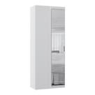 Guarda Roupa Modulado Alpes 1 Porta Canto Reto c/ Espelho - Módulo Luciane