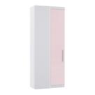 Guarda Roupa Modulado Alpes 1 Porta Canto Reto - Módulo Luciane