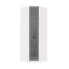 Guarda Roupa Modulado Canto 1 Porta 83cm Prata Branco Prata Guarda Roupa Modulado Canto 1 Porta 83cm Prata Branco Prata