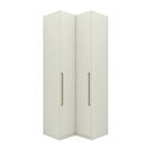 Guarda Roupa Modulado Canto 2 Portas Seletto Areia