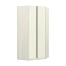 Guarda-Roupa Modulado Canto Closet 2 Portas 1 Cabideiro 7 Prateleiras Luciane Móveis