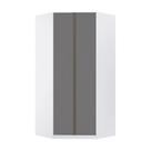 Guarda Roupa Modulado Canto Closet 2 Portas 7 Prateleiras 111,9cm Prime Luciane Móveis