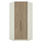 Guarda Roupa Modulado Canto Closet Seletto 2 Portas Areia/Jequitibá - Móveis Henn