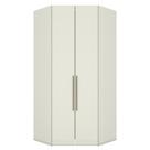 Guarda Roupa Modulado Canto Closet Seletto 2 Portas Areia - Móveis Henn