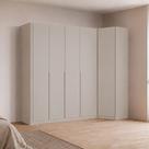Guarda Roupa Modulado Canto com 4 Portas 100% MDF