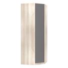 Guarda-Roupa Modulado Canto Diagonal 1 Porta 1 Cabideiro 6 Prateleiras Prime Luciane Móveis