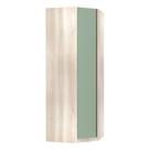 Guarda-Roupa Modulado Canto Diagonal 1 Porta 1 Cabideiro 6 Prateleiras Prime Luciane Móveis