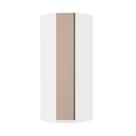 Guarda Roupa Modulado Canto Diagonal 1 Porta 6 Prateleiras 83cm Prime Luciane Móveis