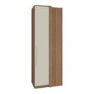 Guarda Roupa Modulado Canto Reto 245cm Setiba Plus Carvalho/Off White