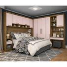 Guarda Roupa Modulado Casal Queen 1,58 m Canto com Escrivaninha Paris Luciane M09 Cor:Rosa Guarda Roupa Modulado Casal Queen 1,58 m Canto com Escrivaninha Paris Luciane M09 Cor:Rosa