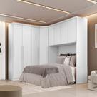 Guarda Roupa Modulado Casal Safira 010 em MDF Com 8 Portas e 3 Gavetas