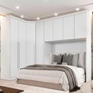 Guarda Roupa Modulado Casal Safira 010 em MDF Com 8 Portas e 3 Gavetas