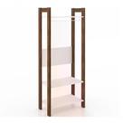 Guarda Roupa Modulado Closet Az1029 Branco Nogal Branco Noga Guarda Roupa Modulado Closet Az1029 Branco Nogal Branco Noga