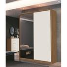 Guarda Roupa Modulado com Espelho 2 Portas 3 Gavetas 100% MDF Decor