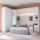 Guarda-roupa Modulado com Espelho 7 Peças Infinity