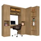 Guarda Roupa Modulado Com Penteadeira Cleo Boreal - Móveis Arapongas